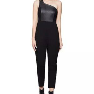 NWT BCBGeneration One Shoulder Jumpsuit